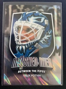 Felix Potvin 2011-12 ITG Between The Pipes Masked Men Silver Insert Card #MM-34