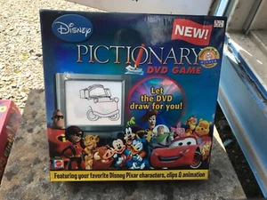 Disney Pictionary Gioco da Tavolo Edizione DVD Conoscenza Completo - Foto 1 di 2