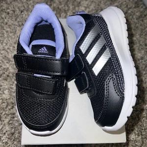 Adidas Toddler Girls Tensaur Run Sneakers No Tie NEW - Picture 1 of 3