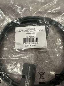 Go/Kaa 4.5ft USB 2.0 Male To Micro Male 30/20 AWG Fast Charger Security cable - Picture 1 of 2