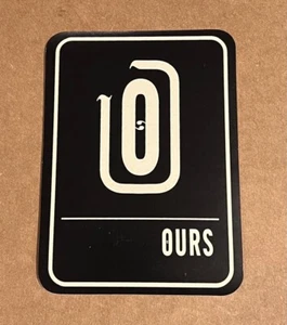 Ours - Distorted Lullabies RARE promo sticker '01 - Picture 1 of 2