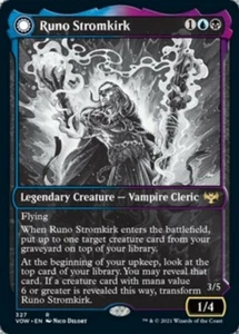 MTG - (Showcase) RUNO STROMKIRK #327 (Eternal) - Innistrad: Crimson Vow (R) - Picture 1 of 1