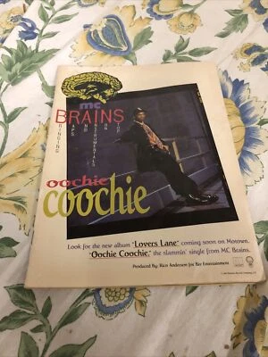 Word Up Magazine MC Brains Podgorica Coochie March 1992 Vintage - Image 1 of 4