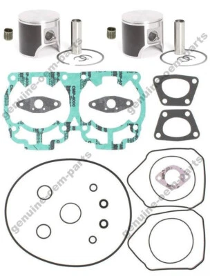Ski-Doo MXZ 500SS Top End Rebuild Kit Pistons Gasket Bearings Std 76mm 2004-2009 - Image 1 of 4
