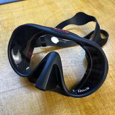 HOLLIS M-1 (M1) Mask - Black - 205.4500.07 - SCUBA DIVING SNORKEL DIVE - Image 1 of 4