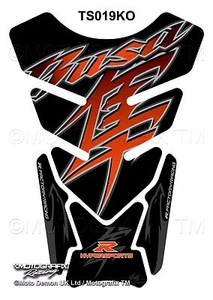 Suzuki Hayabusa GSX1300R Orange Motorcycle Tank Pad Motografix 3D Gel Protector - Picture 1 of 1