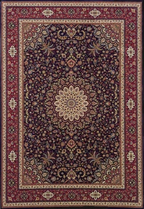 Multi-Color Medallion Machine Made Leaves Border Area Rug 095B3 - Aprx 4'x6' - Picture 1 of 1