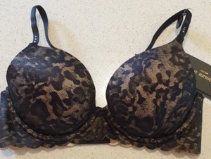 Pleasure State MY FIT Laser Scallop Lace Push Up Bra Size 10C 32C RRP $75 - Bild 1 von 4