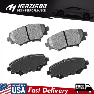 Rear Ceramic Brake Pads Fits 2014 2015 2016 Mazda 3 Sport 2014 2015 2016 MAZDA 3 - Image 1 of 4