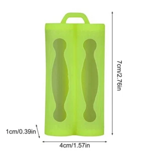 Double Battery Silicone Sleeve Cover Case For 18650 Battery Protective Bag Pouch - Zdjęcie 1 z 19