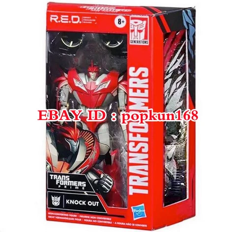 New Knock Out Transformers Prime Hasbro Deluxe Action Figure Non deformable Toys Cover