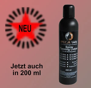 Airbrush/Spray Tanning Lotion 12 % DHA*Top Aktuell* mit Bronzeschimmer 200 ml - Picture 1 of 1