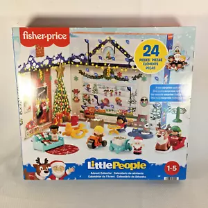Fisher Price Little People Christmas Advent Calendar 24pc New Sealed 2022 Mattel - Picture 1 of 3