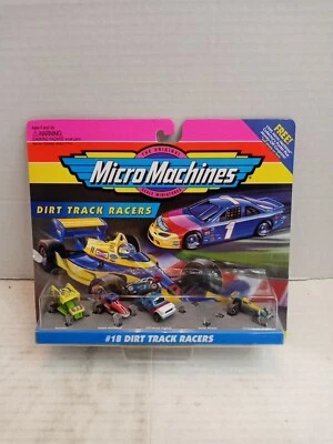 1994 GALOOB MICRO MACHINES #18 DIRT TRACK RACERS COLLECTION • NEW IN PACKAGE! - Image 1 of 3