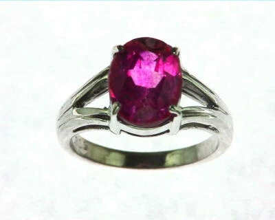 Rose Quartz Sterling Silver Lady's Ring RSS,255 - Image 1 of 4