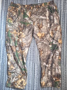 Realtree Scent Control Waterproof Hunting Pants Mens XXL 44x30 Windproof Outdoor - Picture 1 of 15