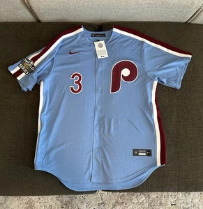 Nike Authentic Blue Phillies Bryce Harper #3 World Series 2022 Trikot Herren Gr. L - Bild 1 von 7