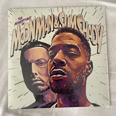 SEALED Kid Cudi & Eminem - The Adventures Of Moon Man & Slim Shady 7" [Ltd Ed] - Image 1 of 2
