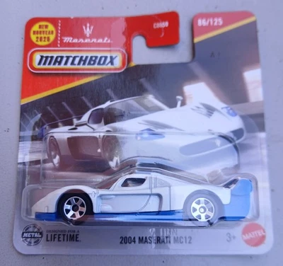 MATCHBOX 2004 MASERATI MC12 C0859 86/125 NEW 2025 NUOVO BLISTERATO - Immagine 1 di 3