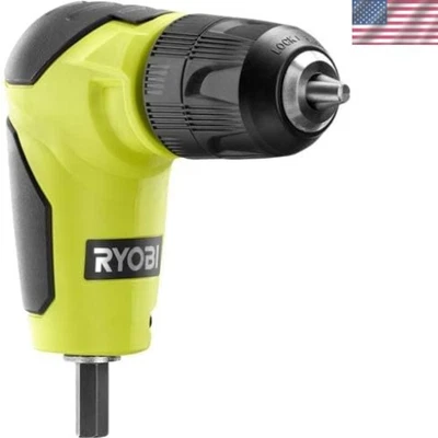 Perforación sin esfuerzo con accesorio de taladro de ángulo recto de 18 V - Diseño de portabrocas sin llave Foto 1 de 2