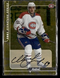 2000-01 ITG Be A Player Signature Series Autografi Andrei Markov #236 Oro - Foto 1 di 2