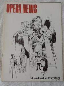 OPERA NEWS MAGAZINE VOL 31 #17 TROVATORE FEBRUARY 18 1967 - Picture 1 of 1