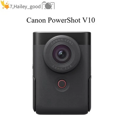 Canon PowerShot V10 Vlogging-Kompaktkamera WLAN ,Touchscreen Schwarz Bluetooth - Bild 1 von 4