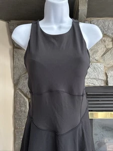 Lululemon Women's Size 8 Black Court Crush Tennis Athletic Dress Style NICE! - Picture 1 of 17