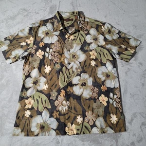 Tori Richard Hawaiian Shirt 100% Silk Floral Pattern Multicolor Men's Size XL - Picture 1 of 7