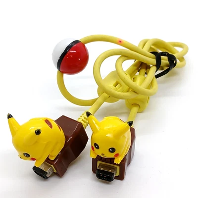 PIKACHU Gameboy Connector Link Cable Tsushin Pokemon Pocket Light Nintendo - Image 1 of 4