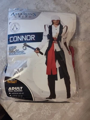 ASSASSIN'S CREED CONNOR SPIRIT ADULT COSTUME ONLY SIZE XL  - Photo 1/4