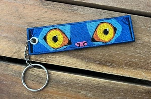HECHO A MANO K-Pop Cazadores de Demonios Derpy Tigre Bordado Jet Tag Llavero VENDEDOR DE EE. UU. - Imagen 1 de 1