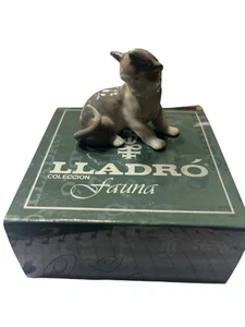Colección Fauna Vintage Lladro #5307 Mini Gatito Gatito Vuelto con Caja - Imagen 1 de 7