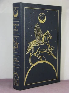 1st,signed by 2(author,artist), Pegasus in Space by Anne McCaffrey, Easton Press - Picture 1 of 4