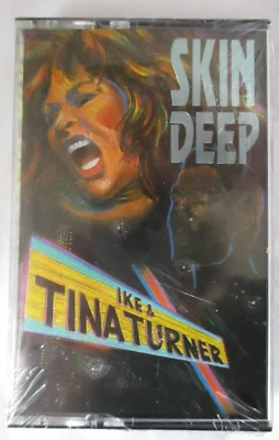 IKE AND TINA TURNER "SKIN DEEP" CASSETTE TAPE - BRAND NEW - CRACK ON CASE - Image 1 of 2