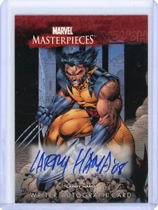 LARRY HAMA 2008 UD MARVEL MASTERPIECES 3 "WOLVERINE WRITER" Autograph AUTO CARD - Picture 1 of 2