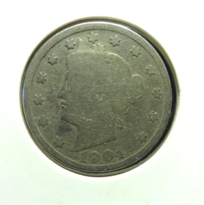 US 1904  5 Cents * Liberty Nickel *  👀 - Picture 1 of 2