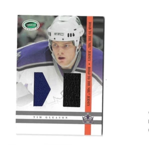 2003 ITG Parkhurst Rookie Road to the NHL Jersey Silver #RNJ-13 Tim Gleason /40 - Picture 1 of 2