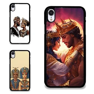 Funda rígida negra futurista king and queen para iPhone XS 11 12 13 14 15 - Imagen 1 de 25