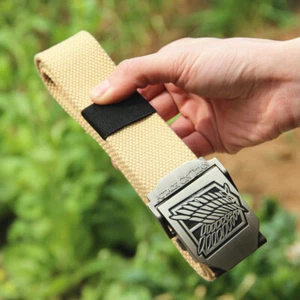 Anime Attack on Titan Unisex Belt Cosplay Casual Bales Catch Student Belt Gift - Picture 1 of 4