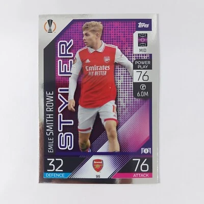 2022-23 Topps Match Attax EMILE SMITH ROWE Styler Arsenal FC - Image 1 of 2