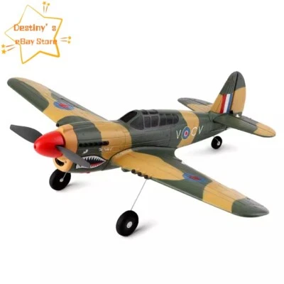 P-40 Warhawk A220 RC Plane Model RTF 2.4GHZ 4Channel 3D/6G Gyroscope Wingspan - Image 1 of 4