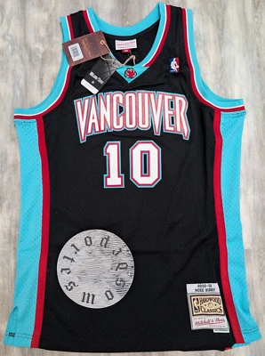 NWT Mike Bibby Vancouver Grizzlies Mitchell & Ness HWC Men Swingman Jersey M - Image 1 of 4