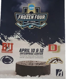 2025 NCAA Division I Men's Ice Hockey Frozen Four Program CHAMPIONSHIP ST LOUIS - Picture 1 of 3