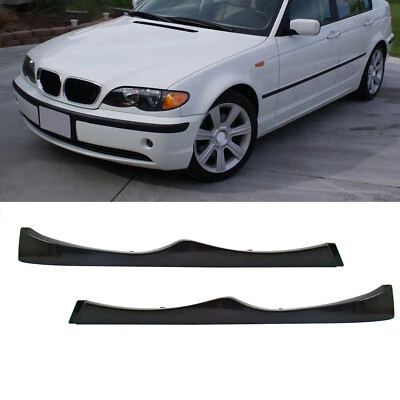 Pair Headlight Molding Filler Trim Panel For 2002-2005 BMW 3-Series E46 4-Door Foto 1 de 4