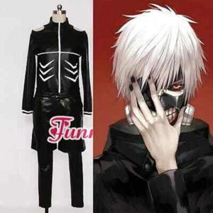 Tokyo Ghoul Anime Cosplay Costume Ken Kaneki Battle Suit Carnival Show Event - Picture 1 of 5