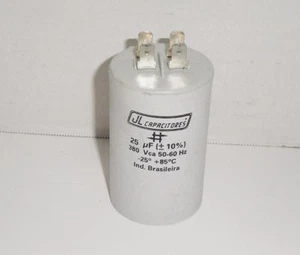 Condensadores JL 25 UF 380VCA 50-60HZ Condensador Nuevo de Lote Antiguo - Imagen 1 de 1