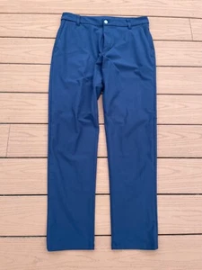 Lululemon Commission Pant Classic Warpstreme Chino True Navy M5AEXS Men’s 32 - Picture 1 of 8
