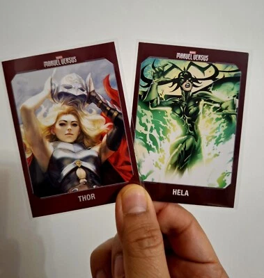 THOR vs HELA 2021-2022 Marvel Versus Panini Trading Cards~ NM - Image 1 of 2
