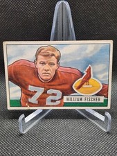 1951 Bowman Set-Break # 65 Bill Fischer Chicago Cardinals Football Card
